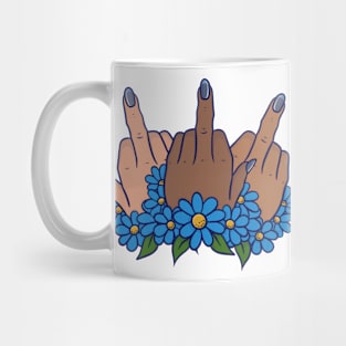 Middle fingers up Mug